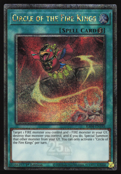 Circle of the Fire Kings - RA04-EN195 - Quarter Century Secret Rare - Yugioh - Image 1
