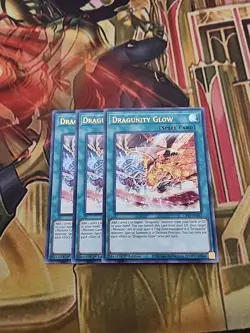 3X Dragunity Glow - GFTP-EN041 - Ultra Rare - 1st Edition NM YuGiOh! - Image 1