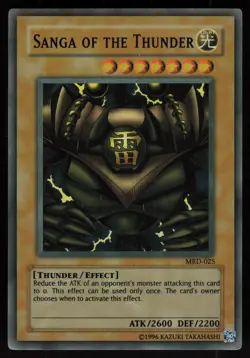 Sanga of the Thunder MRD-025 Super Rare Faded Yu-Gi-Oh - Image 1