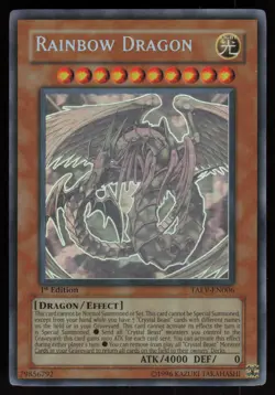 Rainbow Dragon (Ghost Rare) TAEV-EN006 Tactical Evolution 1st Edition Yu-Gi-Oh - Image 1