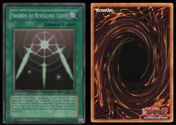 Swords of Revealing Light LOB-101 The Legend of Blue Eyes White Dragon Yu-Gi-Oh - Image 3