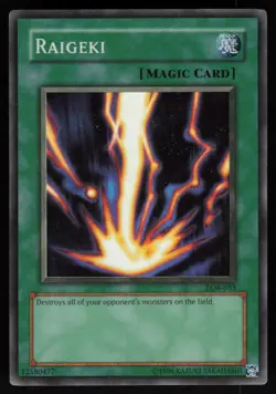 Raigeki LOB-053 Super Rare Yu-Gi-Oh - Image 1