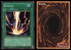 Raigeki LOB-053 Super Rare Yu-Gi-Oh - Image 3