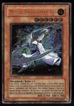 Mystic Swordsman LV6 (UTR) RDS-EN008 Ultimate Rare 1st Edition Yu-Gi-Oh - Image 1