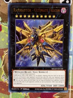 Yugioh Raidraptor - Ultimate Falcon MGED-EN140 Single - Image 1