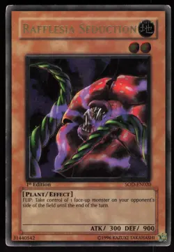 Rafflesia Seduction (UTR) SOD-EN020 Ultimate Rare 1st Edition Yu-Gi-Oh - Image 1