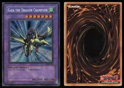 Gaia the Dragon Champion LOB-125 Secret Rare Yu-Gi-Oh - Image 3