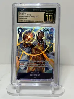 One Piece TCG - Borsalino - Paramount War (OP02-114) SR CGC Gem Mint 10 Graded - Image 1