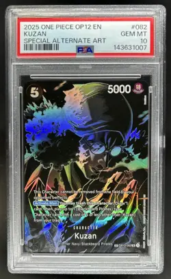 2025 One Piece Legacy of the Master Kuzan Special Alternate Art #OP10-082 PSA 10 - Image 1