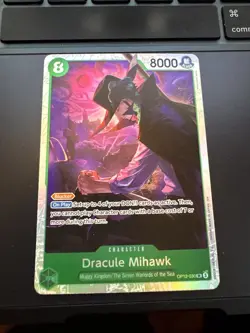One Piece TCG Dracule Mihawk OP12-030 SR Legacy of the Master NM/M - Image 1