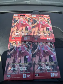 ONE PIECE Card Game Heroines Edition English Booster Packs Lot of 4 - Image 1