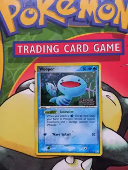 RESERVED Wooper 81/109 Reverse Holo Stamped EX Team Rocket Returns Pokemon Card - Image 1