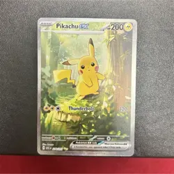 Pokemon Pikachu EX Foil Rare ASCM 276/217 Thunderbolt 200 HP Card - Image 1
