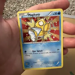 Pokemon TCG Shiny Magikarp Black Star Holo Promo Card XY143 - Image 2