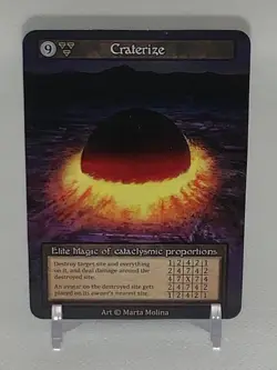 Sorcery Contested Realm: Alpha Craterize Sample Card - Image 1