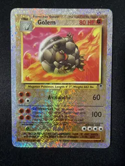 Golem - 24/110 - Pokemon Legendary Collection Reverse Holo Rare Card WOTC MP - Image 1