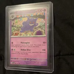 Pokemon TCG Gengar 94/165 Scarlet & Violet 151 Cosmo Holo Rare Exclusive Card - Image 2