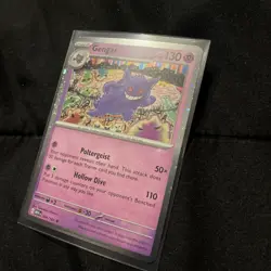Pokemon TCG Gengar 94/165 Scarlet & Violet 151 Cosmo Holo Rare Exclusive Card - Image 5