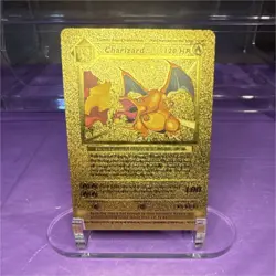 Pokemon Charizard Gold Foil Card - Image 1