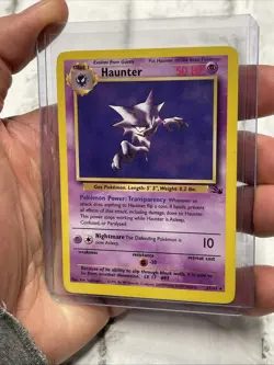 Pokemon TCG Haunter Fossil Set Unlimited Rare Non-Holo Card 21/62 LP+ Nintendo - Image 2