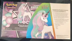Pokemon Galarian Rapidash V Box + Promo Card and sealed packs 820650100512 - Image 2