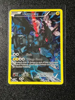 Pokemon Zekrom Full Art Black Star Promo Holo XY76 XY Basic 120 HP TCG Card - Image 1