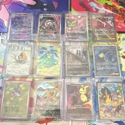 Pokemon cards full art Japanese 12 card lot - Image 1
