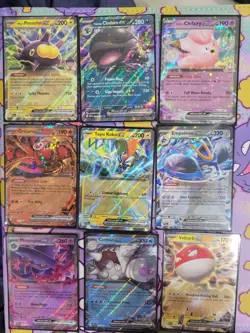 PRISMATIC POKEBALL AND EX 30 CARD POKEMON COLLECTION LOT - Image 2