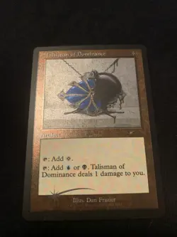 Talisman of Dominance (Retro Frame) (Foil Etched) Secret Lair Drop Foil - Image 1