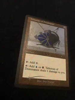 Talisman of Dominance (Retro Frame) (Foil Etched) Secret Lair Drop Foil - Image 2