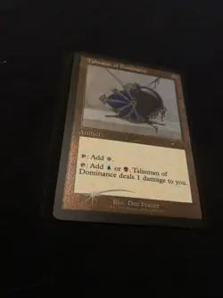 Talisman of Dominance (Retro Frame) (Foil Etched) Secret Lair Drop Foil - Image 3