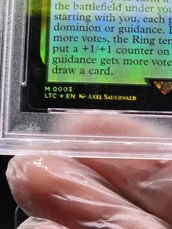 Galadriel, Elven-Queen Commander: LOTR Foil PSA 9 POP 2 ONLY 2 HIGHER!!! - Image 3