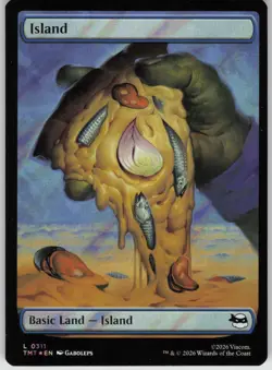MTG Island 0311 Surge Foil Foil NM TMNT Magic 311 - Image 1