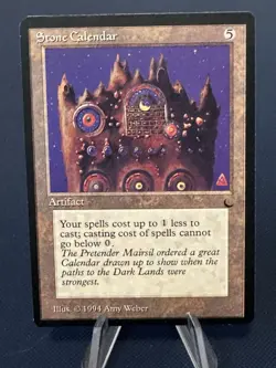 MTG - Magic The Gathering - Stone Calendar - The Dark - NP/NM! - Image 1