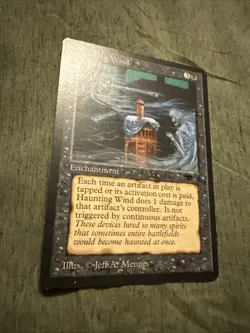 MTG Haunting Wind Antiquities Uncommon Magic The Gathering LP - Image 2