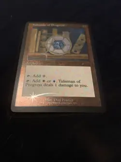 Talisman of Progress (Retro Frame) (Foil Etched) Secret Lair Drop Foil - Image 3