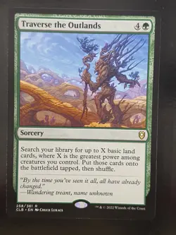 Traverse The Outlands 258/361 R Battle for Baldur's Gate Non Foil Magic MTG - Image 1