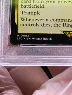 Sauron, Lord of the Rings (Extended Art) Commander: LOTR PSA 9 POP 4 4 Higher! - Image 3