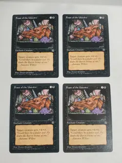 MTG Playset 4x Feast of the Unicorn [Version 2] (Homelands/Black/C) - BGM - Image 1