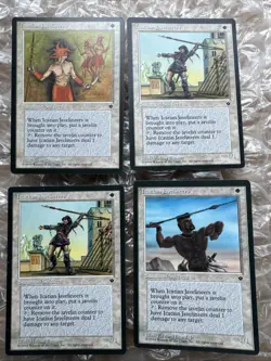 Set Of 4 Icatian Javelineers | Fallen Empires | Magic the Gathering MTG | NM+ - Image 1