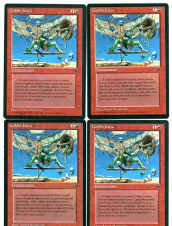 Magic the Gathering Fallen Empires Goblin Kites x4 MTG NM Uncommon - Image 1