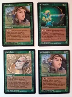 Elvish Hunter (4) Mixed Art Fallen Empires NM MTG Magic the Gathering - Image 2