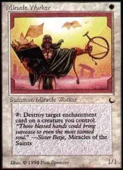 4x Miracle Worker NM-Mint, English The Dark MTG Magic - Image 1