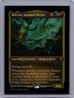 MTG Miirym, Sentinel Wyrm FOIL ETCHED Commander Legends Baldur's Gate 542 NM - Image 1