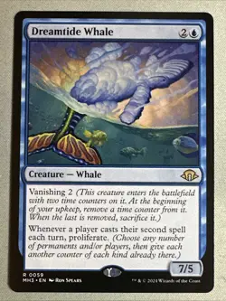 MTG / Dreamtide Whale / MH3 / #59 / Regular / Rare / NM - Image 1