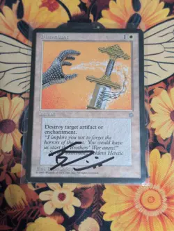 1x Signed Disenchant Magic The Gathering Staple - Image 1