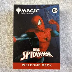 Magic The Gathering MTG Spiderman Marvel Welcome Deck WHITE New Sealed - Image 1