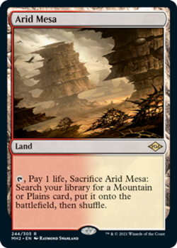 Arid Mesa Modern Horizons 2 Magic mtg Moderate Play, English x1 - Image 1