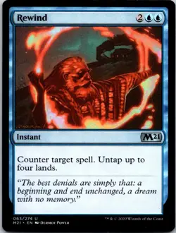 Rewind 63 Uncommon Core Set 2021 Magic: The Gathering Near Mint - Image 1