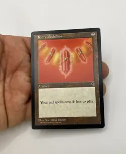 Magic The Gathering MTG Tempest Ruby Medallion NM/MINT - Image 4